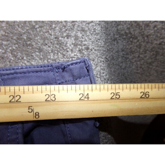 Torrid Pants 4S Short Pull On Boyfriend Straight Stretch Drawstring Waist Blue - Picture 5 of 7